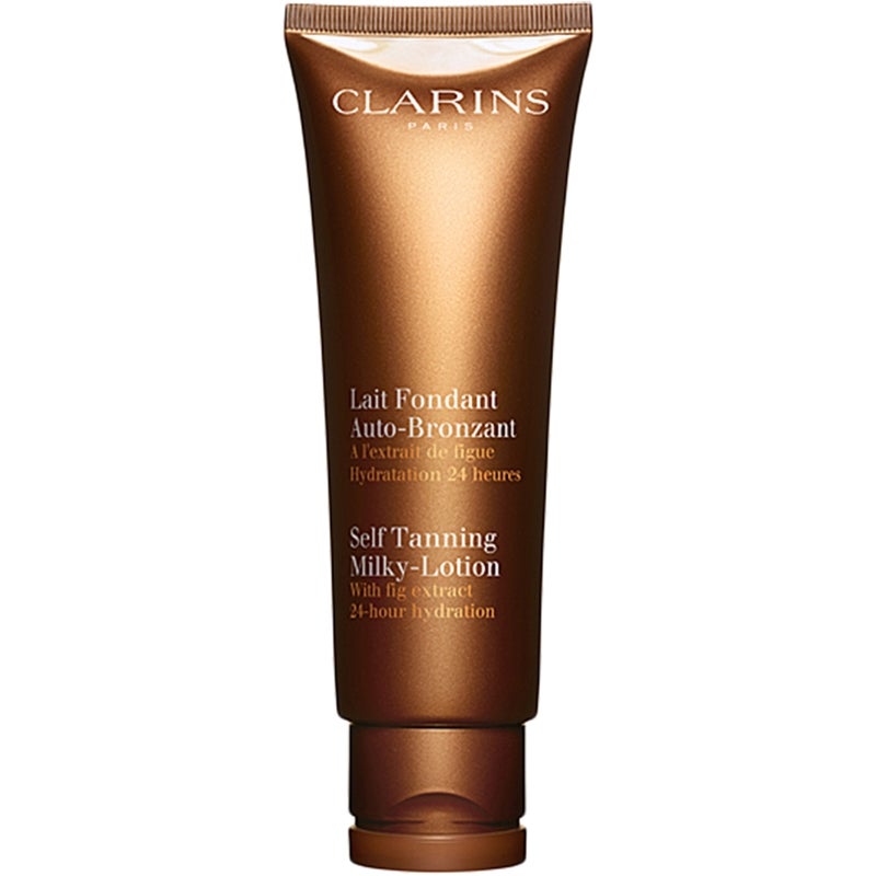 Clarins Self Tanning Milky-Lotion With Fig Extract 24 Hour Hydration 125ml